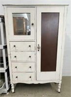 Vintage Linen Cabinet