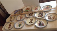 Collectible Christmas plates and other