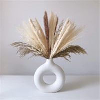 $12  White Ceramic Vase  Water Drop Design - Mediu