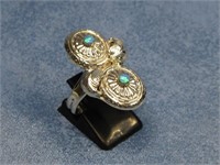 S.S. SW Hallmarked Opal Ring