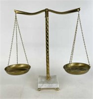 Metal & Marble Balance Scale