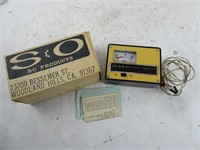 S&O RC Battery Tester in Box