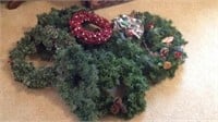 Christmas wreaths and greenery