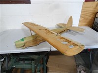 Vintage Unfinished Model Airplane 43"