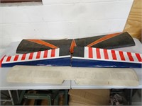 Lot of 3 Model Plane Wings (As is)