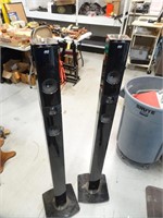 Pair of LG 3D Real Sound Speaker Towers