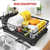 $27  Dish Rack with Drainboard  Utensil Holder