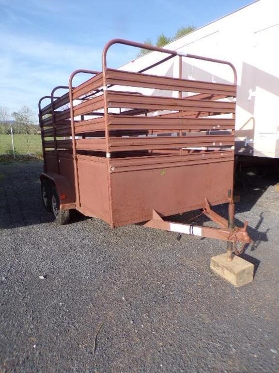 1997 Open top Stock Trailer with Title
