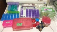 Pill organizers and travel bottles