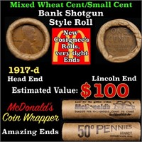 Lincoln Wheat Cent 1c Mixed Roll Orig Brandt McDon