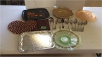 Silverware and platters