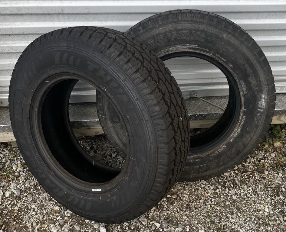 2 LIKE NEW 225/75/R16 TIRES