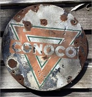 Conoco Sign (screwed to side of shed)