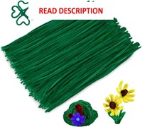 $10  Caydo 300 Green Pipe Cleaners  6mm x 12inch
