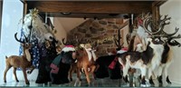 Shelf Lot Bylers Choice Figurines. Reindeer,