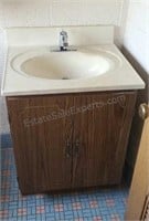Bathroom cabinet and aink. Buyer must be able to