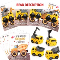 $20  Kids Valentine's Cards - 24 Construction Toys