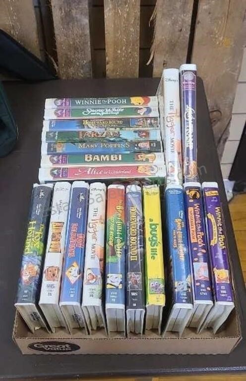 Disney VHS movies.