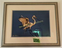 Kevin Fleming Signed Bird Photograph 31x25"