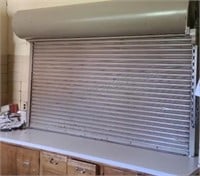 Cafeteria counter roll up security door. 90ins