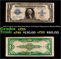 1923 $1 large size Blue Seal Silver Certificate Gr