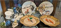 Shelf Lot Julie Ueland Bird Plates, Lenox Winter