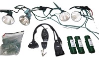 lot of floodlights,timers, for Christmas,lawn,etc