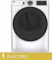 Ge 28 In. 7.8 Cu. Ft. White Dryer With Wi-fi
