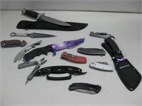 Various Knives Longest 11.75"