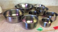 Metal bowls