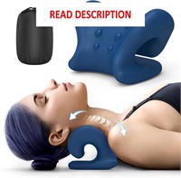 $20  Neck Stretcher for Pain Relief  Navy Blue