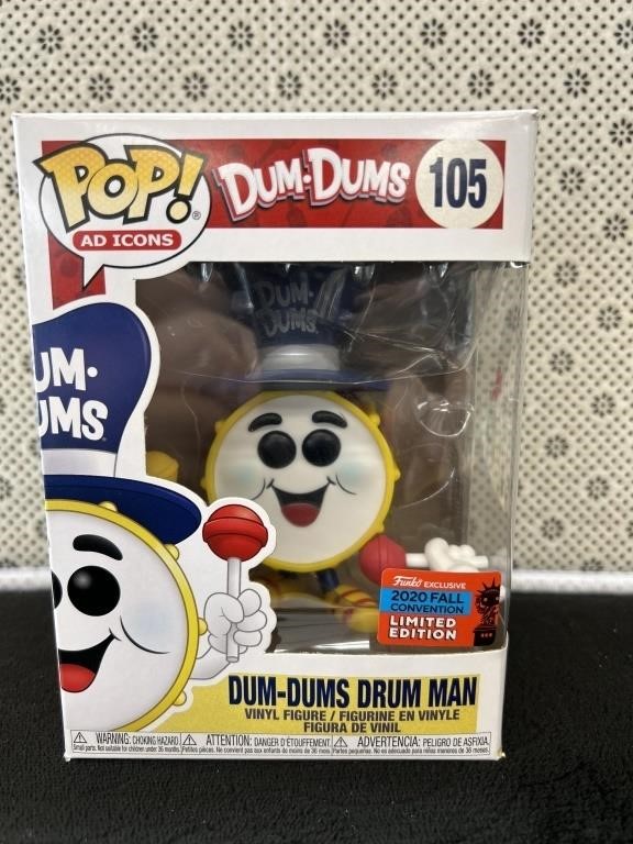 Funko Pop Dum-Dums Drum Man *Broken*