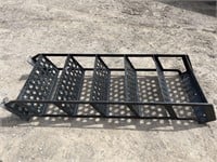Black metal stairs- matches lot 56 platform