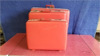 Set of 3 Vintage Samsonite Hard Case Suitcases