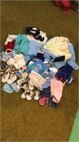 Vintage baby clothes & shoes.