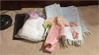 Baby blankets and clothing