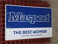 Masport Mower Metal Sign 24x36