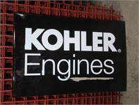 Kohler Engines Metal Sign 24x36 (paint spill)