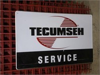 Tecumseh Service Metal Sign 24x36