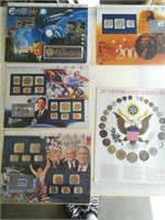 Mixed Presidential Mounted Coin Collections