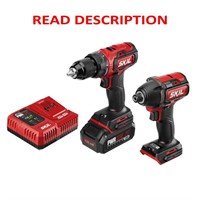 $180  PWR CORE 20V Brushless Drill/Impact Combo