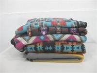Five Throw Blankets See Info