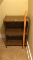Small wood shelf. Top trim needs glued.
