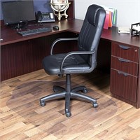 36" x 48" Clear Office Chair Mat with Rounded