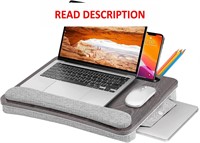 $20  15.6-in Laptop Lap Desk with Cushion  Gray