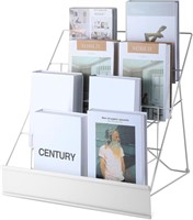 $53  4-Tier 18 Book Rack for Classroom - White