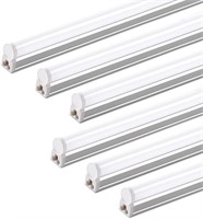 Barrina T5  6 Pieces LED Shop Light, 4FT, 6500K