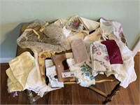 Vintage Bonnet & Handkerchiefs