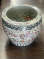 Vintage large Chinese fishbowl