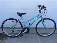 Blue Triumph bicycle